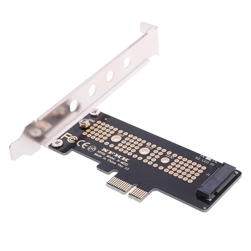 Adattatore convertitore da PCIe x1 a M.2 per SSD NVMe PCIe x4 x2 M.2 NGFF