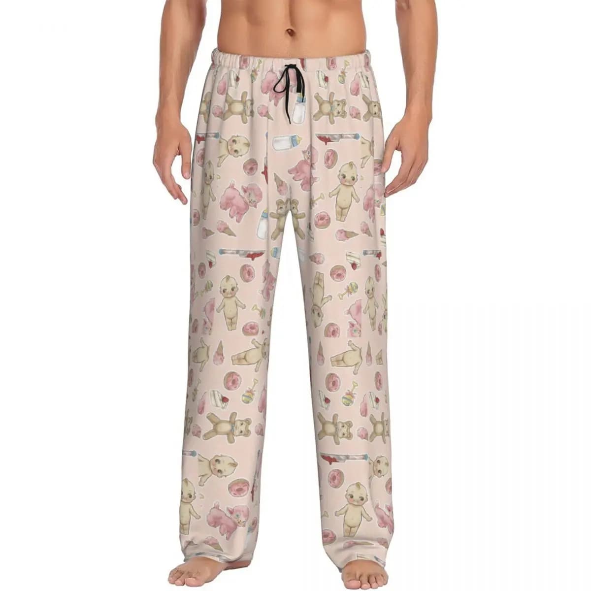 Pantaloni da pigiama Martinez Melanie da uomo personalizzati con stampa pantaloni da notte per dormire con tasche