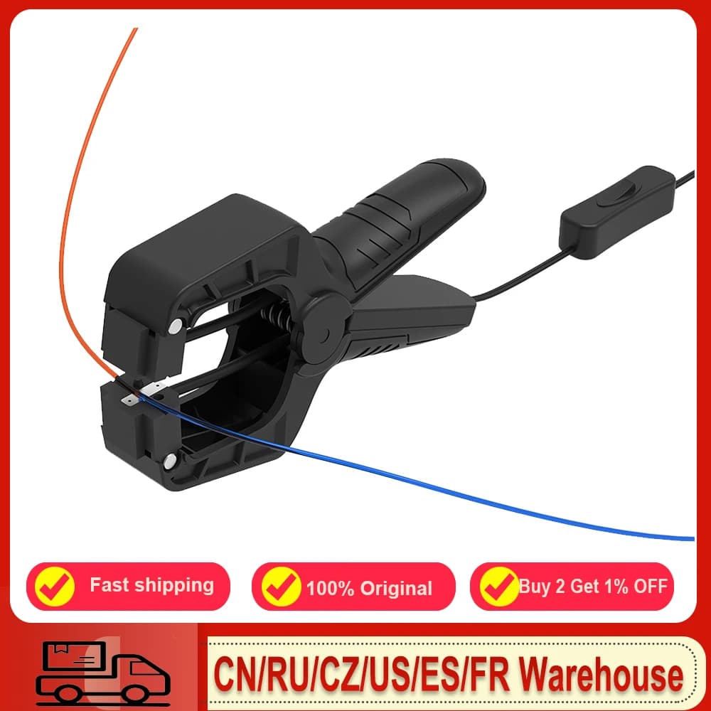 Splicer Connector for Filament Welder Suitable for 3D Printer Filament 1.75mm PLA/ABS/TPU/PA Material Heating Intelligent Protection