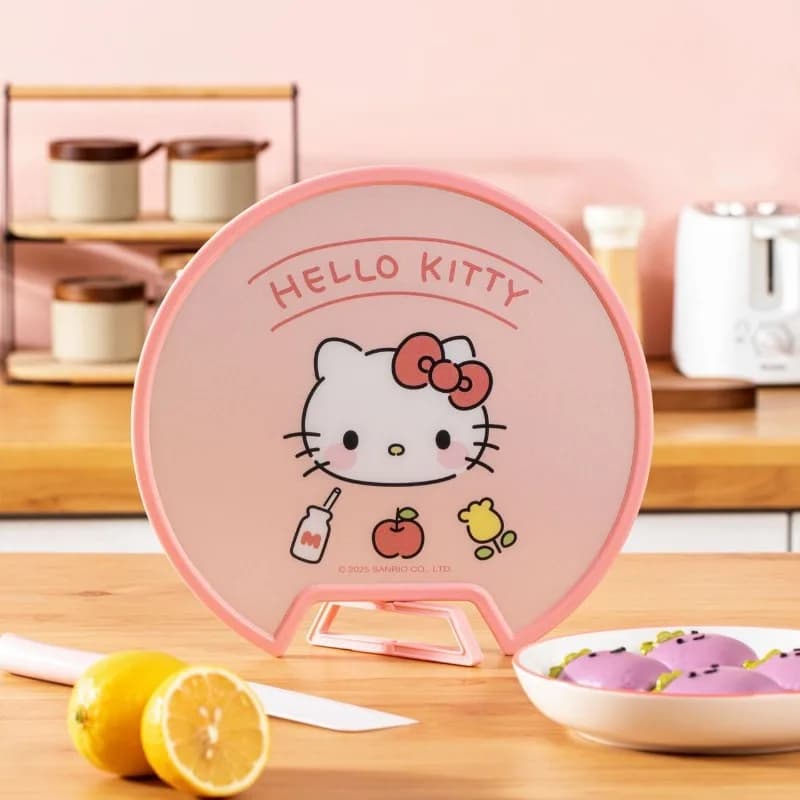 Tagliere Rotondo Originale Sanrio Hello Kitty, per Uso Domestico, Design Carino e Divertente, Regalo Semplice, Nuovo Prodotto di Tendenza