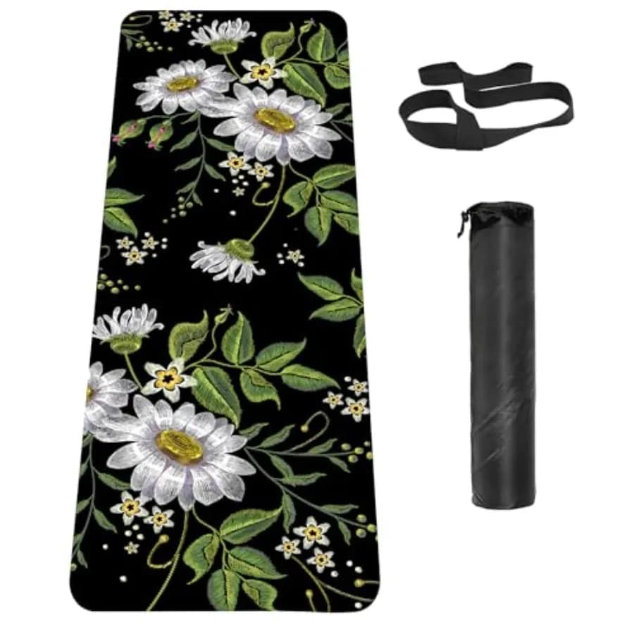 TPE Anti-slip Yoga Mat, Training Mat for Men and Women, Carpet Often with Transport Strap, Fitness Mats for Exercises, Yoga and Fitness