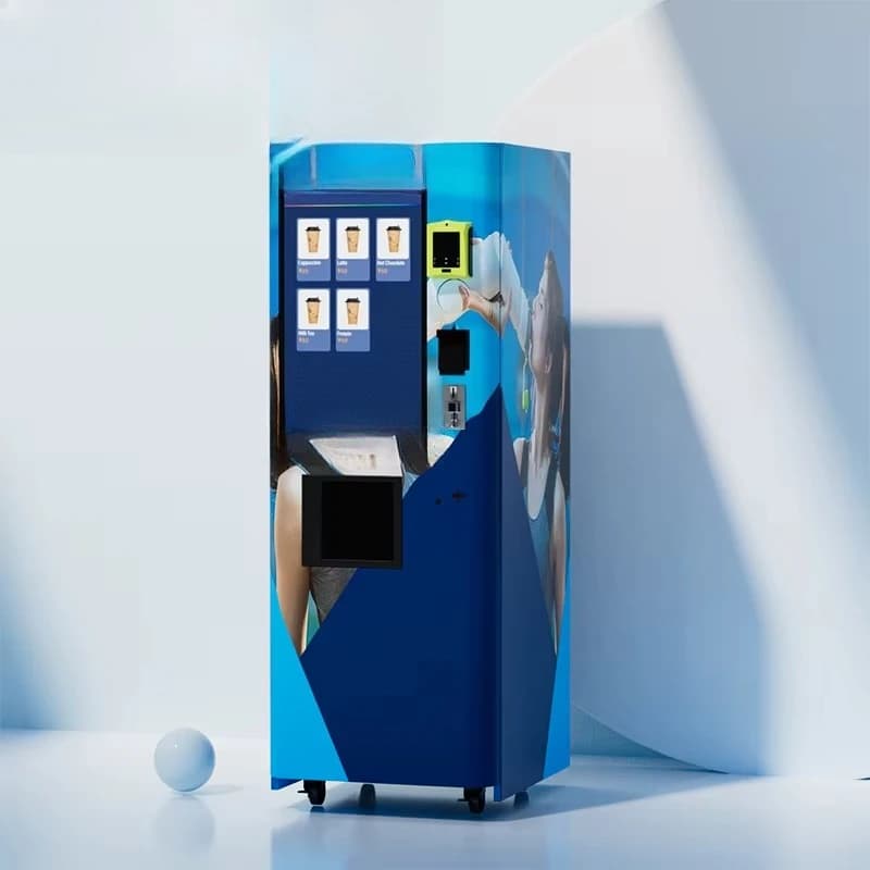Automatic distributor of commercial powder protein shake, automatic distributor of protein, intelligent protein