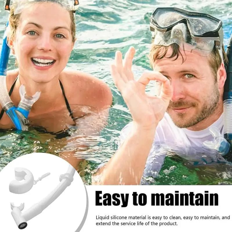 Breathing Tube for Swimming Wet Kids Scuba Diving Snorkeling Tube Flexible Training Equipment Foldable Snorkeling Scuba Diving Snorkeling