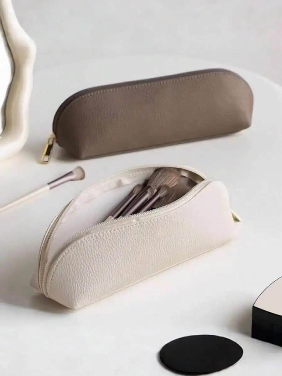 Nuova Borsa Cosmetica Multifunzionale Impermeabile Elegante 2025, Organizer Portatile per Pennelli da Trucco, Beauty Case, Borsa per il Trucco