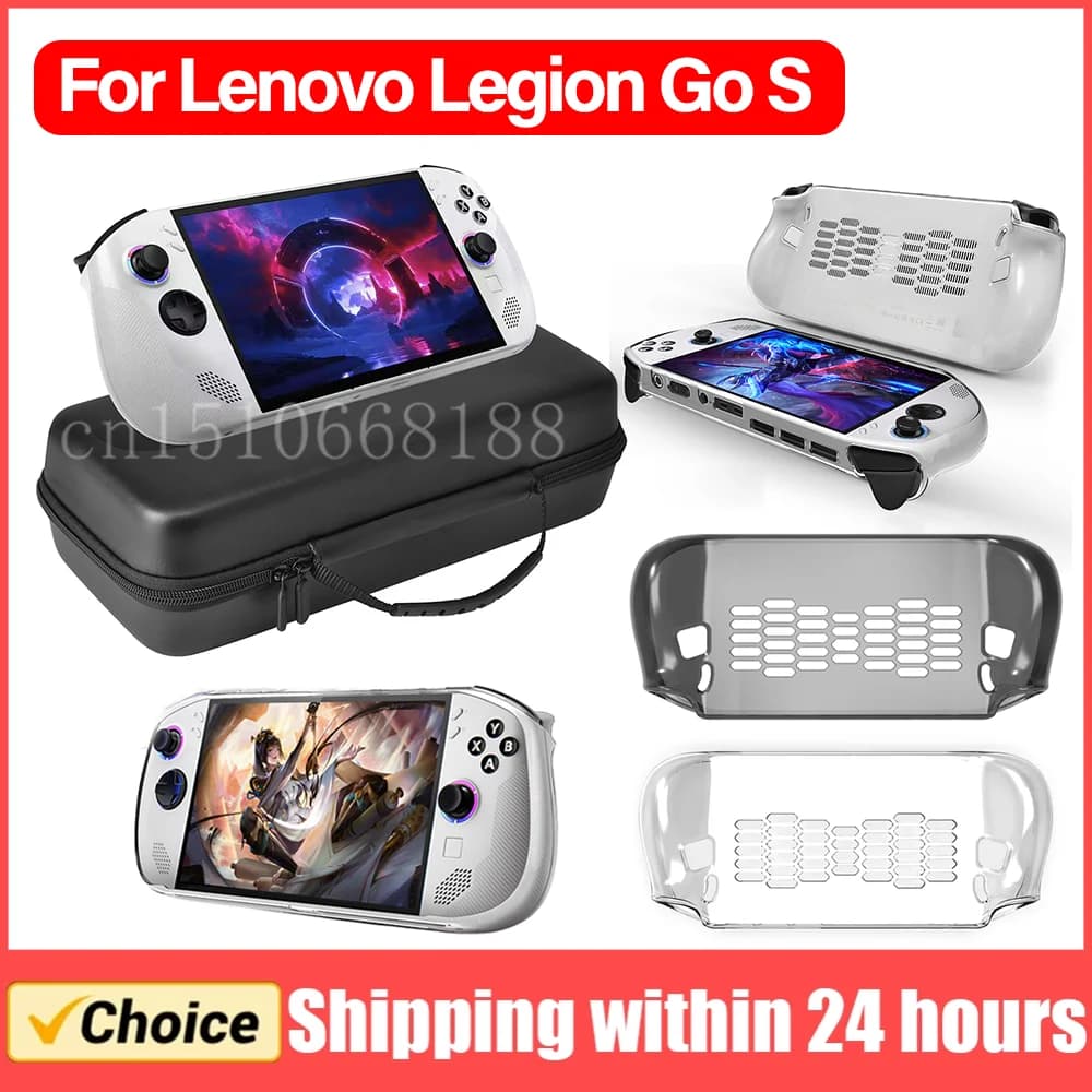 Per Lenovo Legion Go S Console di gioco Custodia protettiva Custodia trasparente Custodia protettiva in TPU Custodia protettiva Accessori per console di gioco