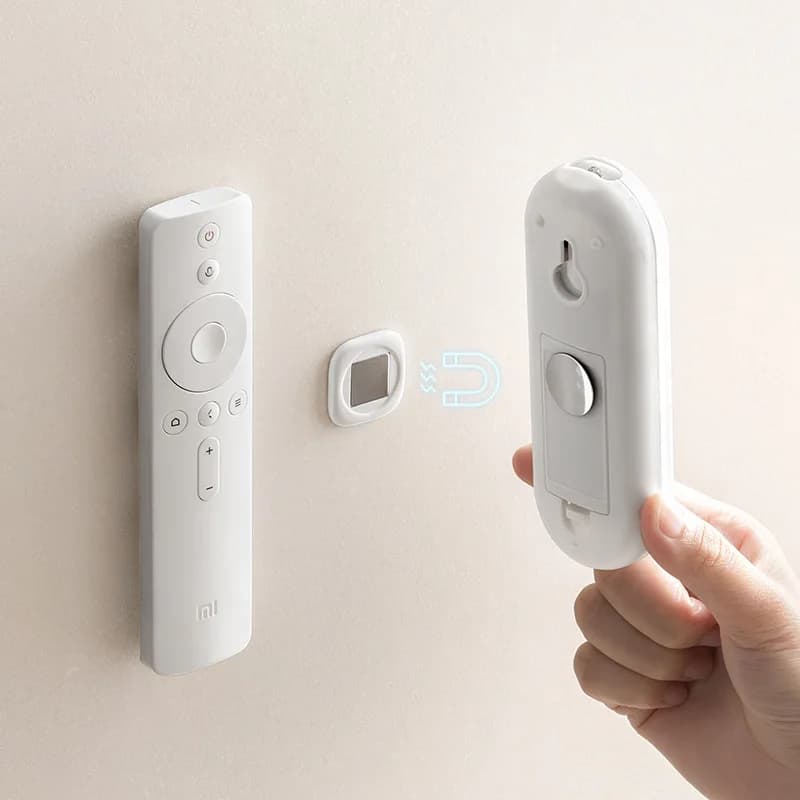 Supporto Magnetico per Telecomando TV e Climatizzatore, Gancio Magnetico a Ventosa da Parete Senza Foratura