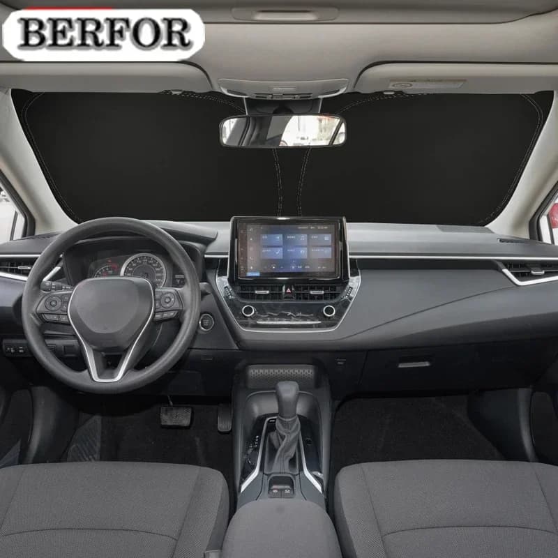 Car Styling Per Toyota Corolla E180 E210 2015-2023 Nano-Isolat Parabrezza Parasole Finestra Anteriore Parasole Visiera Auto Interni