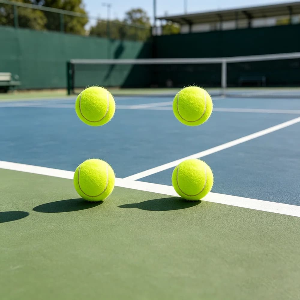 Palla da Tennis Sintetica Elastica, Adatta per l'Allenamento Quotidiano dei Principianti sui Campi da Tennis, Attività Ricreative e Intrattenimento in Giardino, ecc.