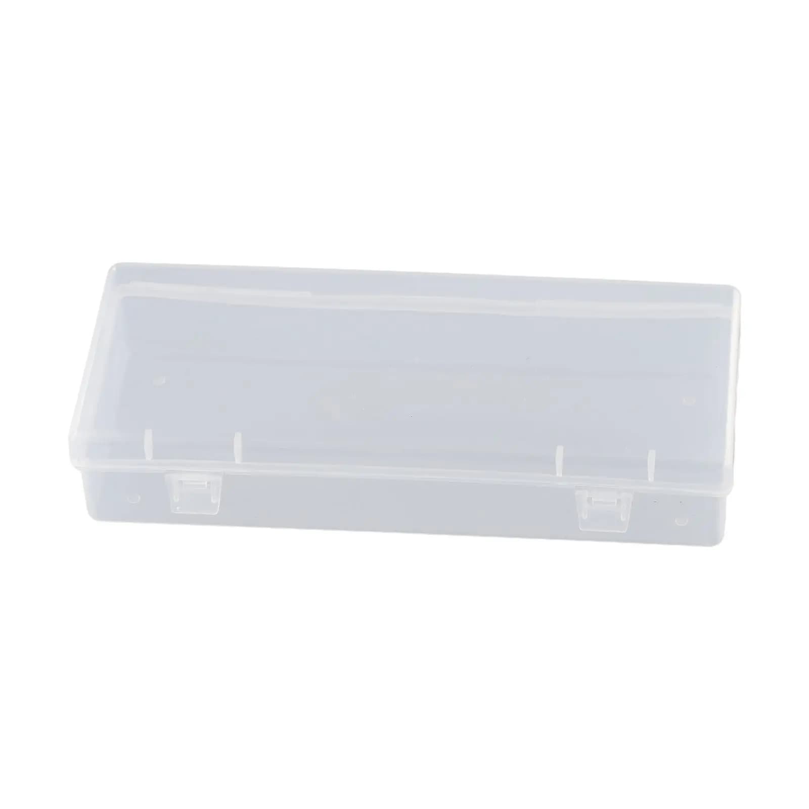 Plastic Clear Storage Box for Cosmetics Stationery Jewelry Organizer Beads Rings Earrings Necklaces Pills Craft Supplies Holder
