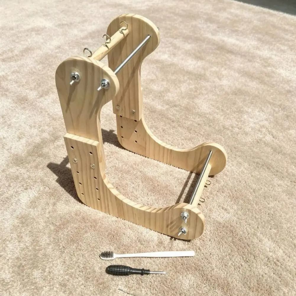 Bead Loom Kit Adjustable Bead Loom Adjustable Standing Beading Loom Kit for Adults Diy Bracelet Necklace Keychain Weaving Tool