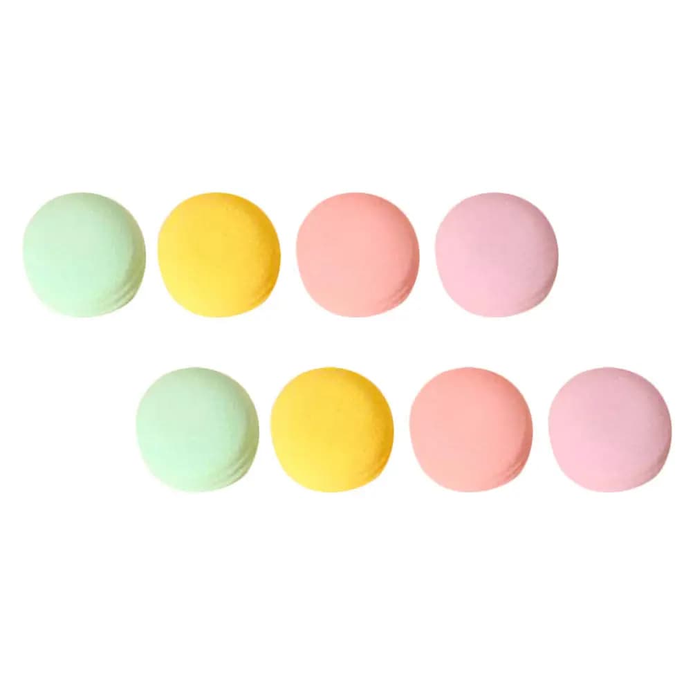 8 pcs. Spugnette Premium Double Facial Makeup for Fondotinta, Corrector, Blush, Illuminant, Liquid Cosmetics or Powder