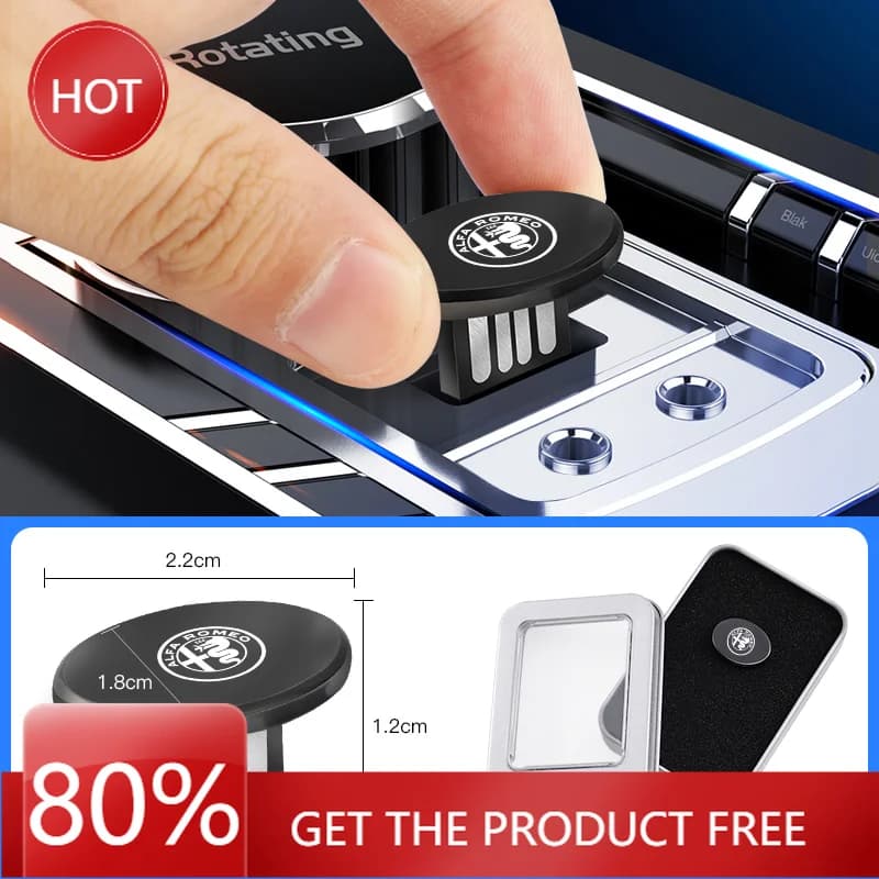 Hub Caps 1Pcs Car Logo USB Universal Flash Drive Tiny U Disk For Alfa Romeo 156 159 147 4C 8C 166 Giulia Stelvio Tonale Disco Vo