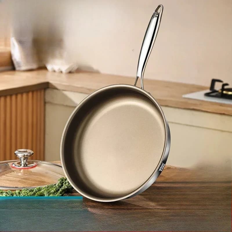 Titanium Pan Non-stick Frying Pan Wok Steak Frying Pan Induction Cooker Gas Stove Special Wok Frying