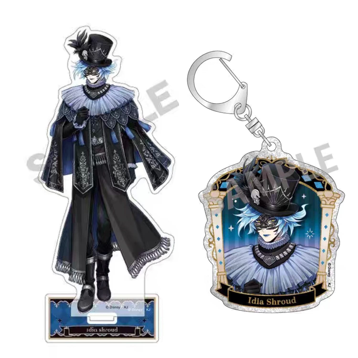Portachiavi Twisted Wonderland, Giocattolo Regalo, Stand in Acrilico, Modellino Anime, Action Figure, Ornamento, Accessori, Modelli, Decorazione da Scrivania