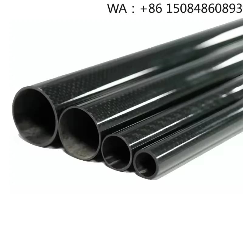 3K Tapered Carbon Fiber Pool Cue Shaft, 3K Plain Twill Matte Glossy Tube for Billiard Sports Accessories