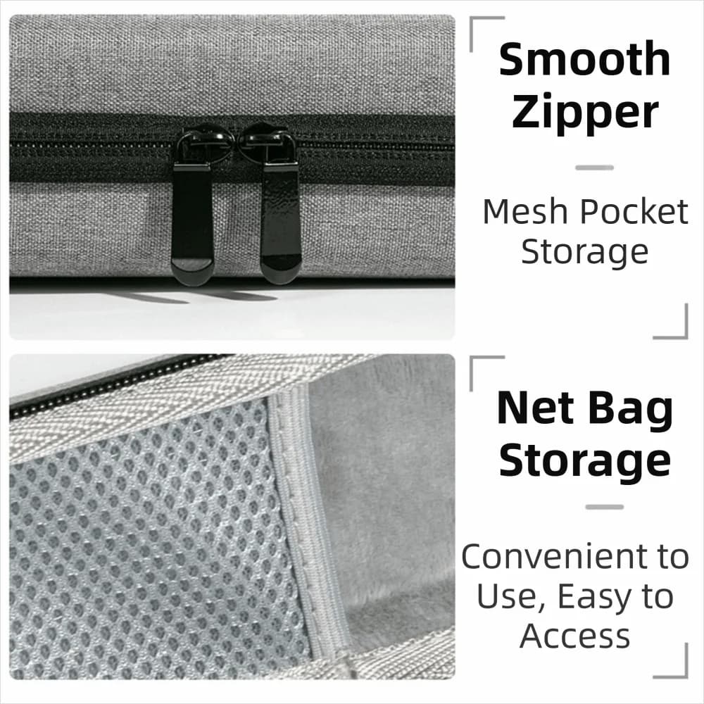EVA Hard Case Hair Straightener Storage Bag Shockproof Portable Curling Iron Storage Bag Lightweight Compact