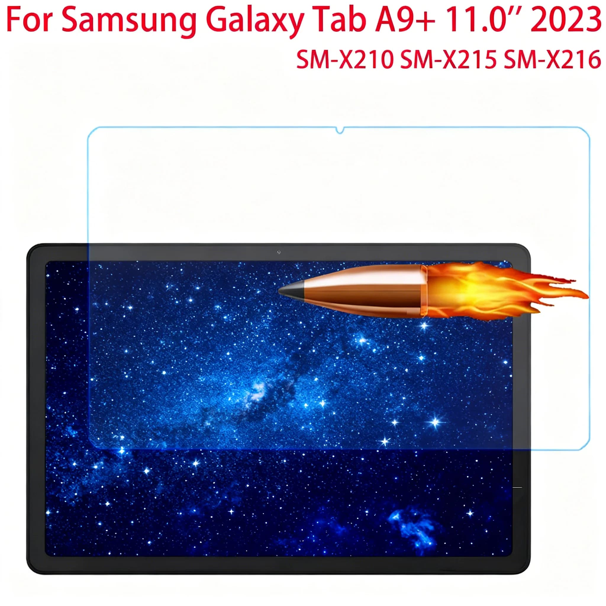 9H Protezione Dello Schermo In Vetro Temperato Per Samsung Galaxy Tab А9 + Plus 11 pollici 2023 Tablet Pellicola Protettiva Per A9 + SM-X210 X215 X216
