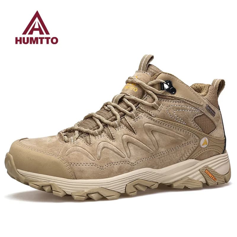 HUMTTO Scarpe da trekking Uomo Stivaletti tattici alla caviglia da caccia all'aperto Scarpe da arrampicata sportive Stivali da neve Scarpe da trekking da donna calde