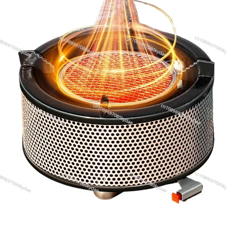 Fornello da Campeggio e Picnic Portatile, Set Completo di Utensili da Cucina