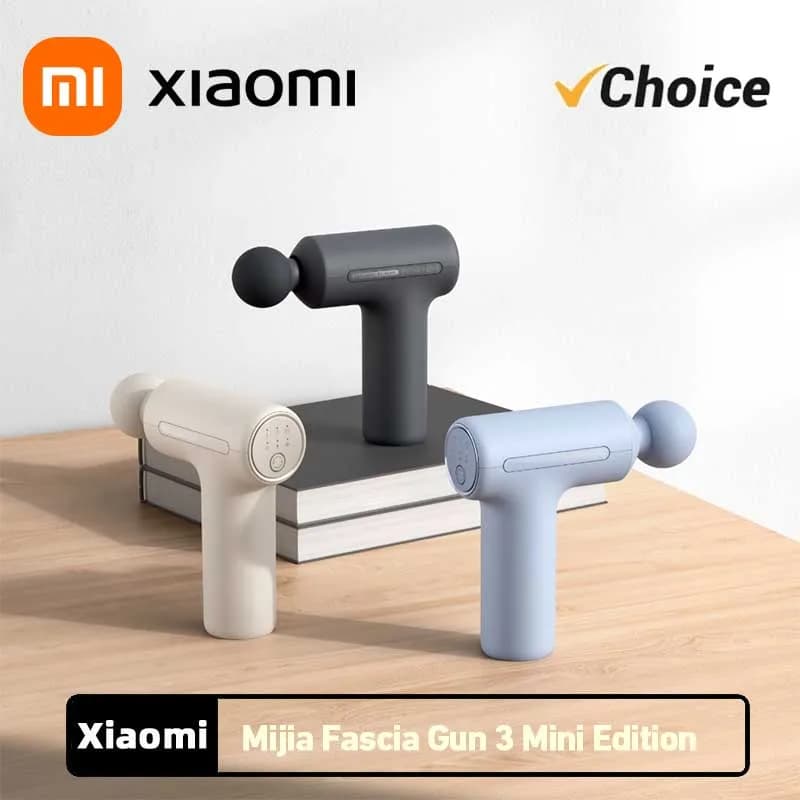XIAOMI Mijia Mini Band Gun 3 Portable Muscle Massage Gun 12 kg Quiet motor without brushes with push 3 Massage heads Relax body
