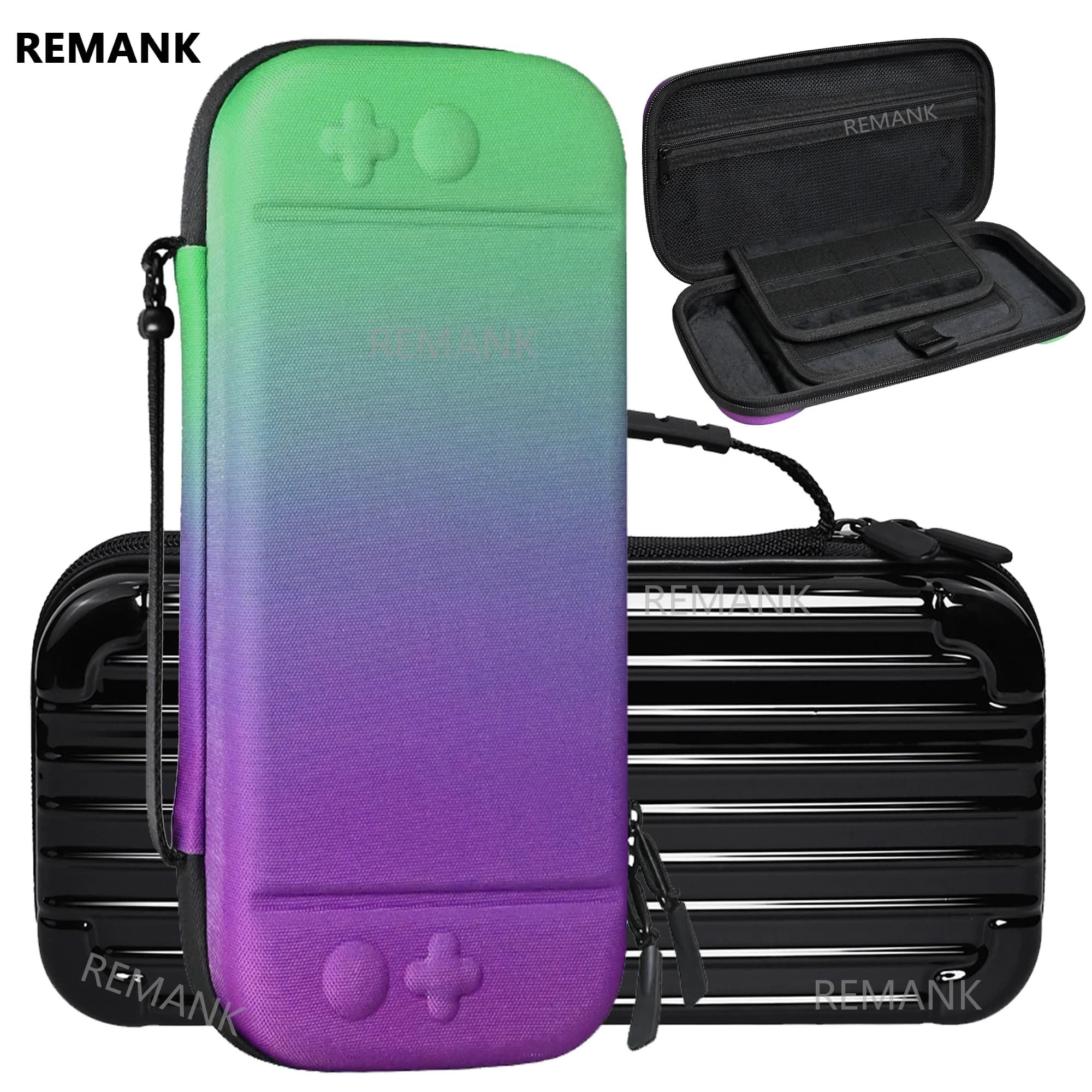 REMANK Per Switch 2 Custodia da trasporto portatile Custodia protettiva rigida da viaggio per custodia Nintendo Switch2 Accessori NS2