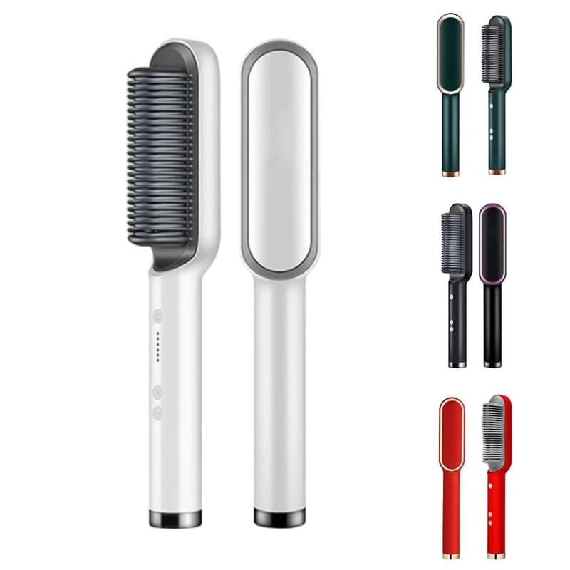 Pettini per piastra per capelli 2 In 1 pettine caldo professionale multifunzionale riscaldamento rapido strumenti antiscottatura Styler spina europea