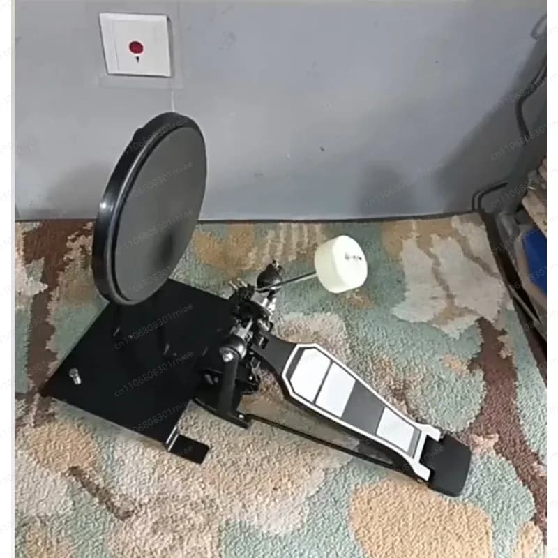 Set di Pad per Pratica di Kick Drum con Manuale per l'Autoapprendimento della Batteria per Principianti