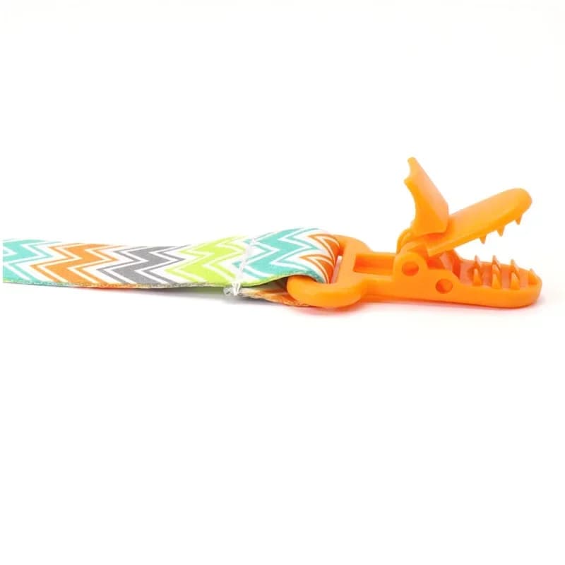 Set di catene per clip per ciuccio per bambini - Accessori per porta ciuccio morbidi da 3 pezzi per neonati, ideali per prevenire la perdita di ciucci