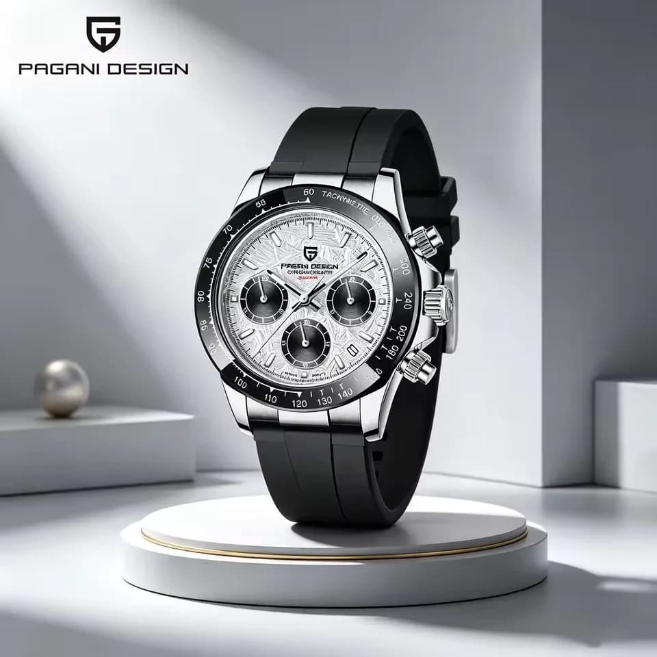 PAGANI DESIGN 2026 New TMI VK63 Men's Quartz Code Watch 40MM Luxury Sapphire Glass Waterproof 20Bar Watch for Man reloj hombre