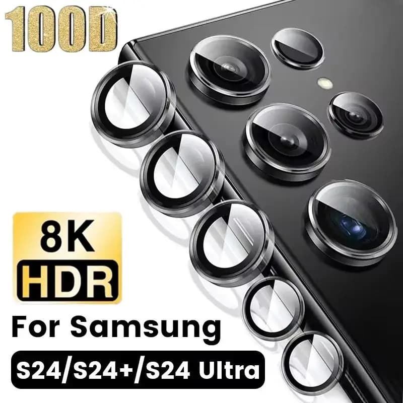 Camera Lens Protector Glass For Samsung S23 S24 Ultra Plus Full Cover Lens Metal Protector Ring For Galaxy S22 Ultra Camera XYun