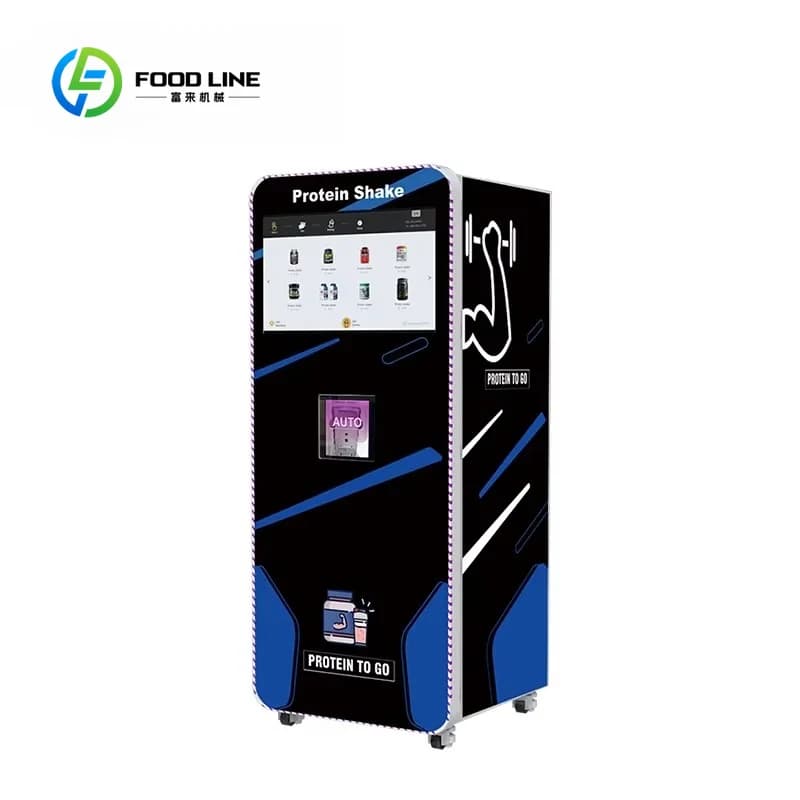 Intelligent Commercial Protein Powder Machine, Custom Touch Screen Design with Blending Function and Cashless Payment System