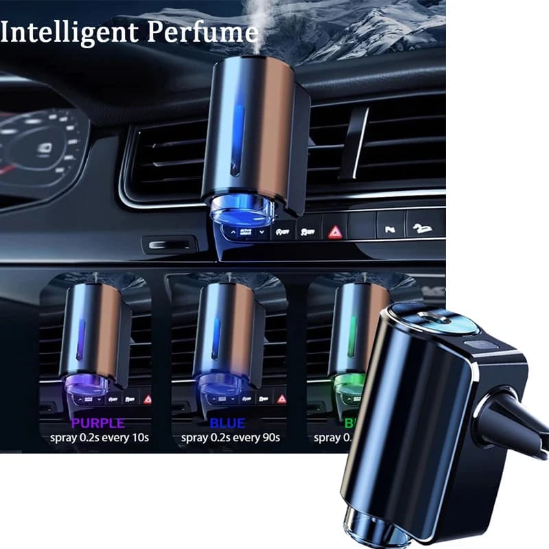 Auto Intelligent Perfume Air Diffuser Aroma Car Air Vent Humidifier Fog Aromatherapy Deodorant Removal of Odori Auto Accessories