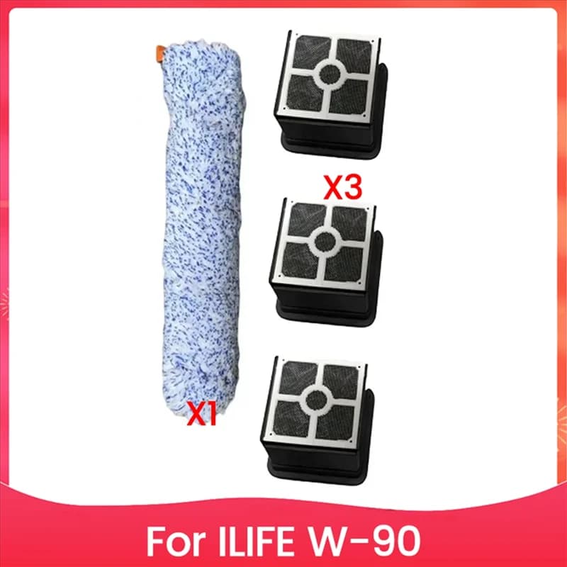 B51CNUOVO! Accessori per aspirapolvere - Spazzola a rullo e filtri per ILIFE W90 per una maggiore efficienza di pulizia