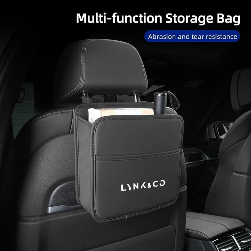Seggiolino auto Organizer Strumenti in pelle Borsa portaoggetti Accessori per LYNK&CO 06 03 05 08 09 01 02 Hatchback BX11 EX11 ZERO LYNK