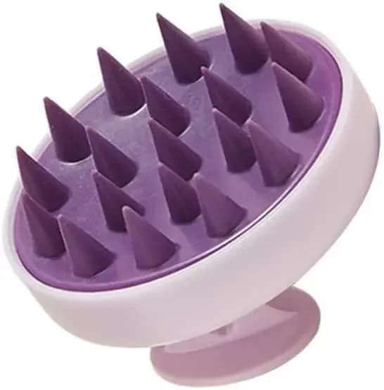 Massaggiatore per il Cuoio Capelluto in Silicone Morbido per Shampoo e Relax, Spazzola da Doccia con Setole Delicate