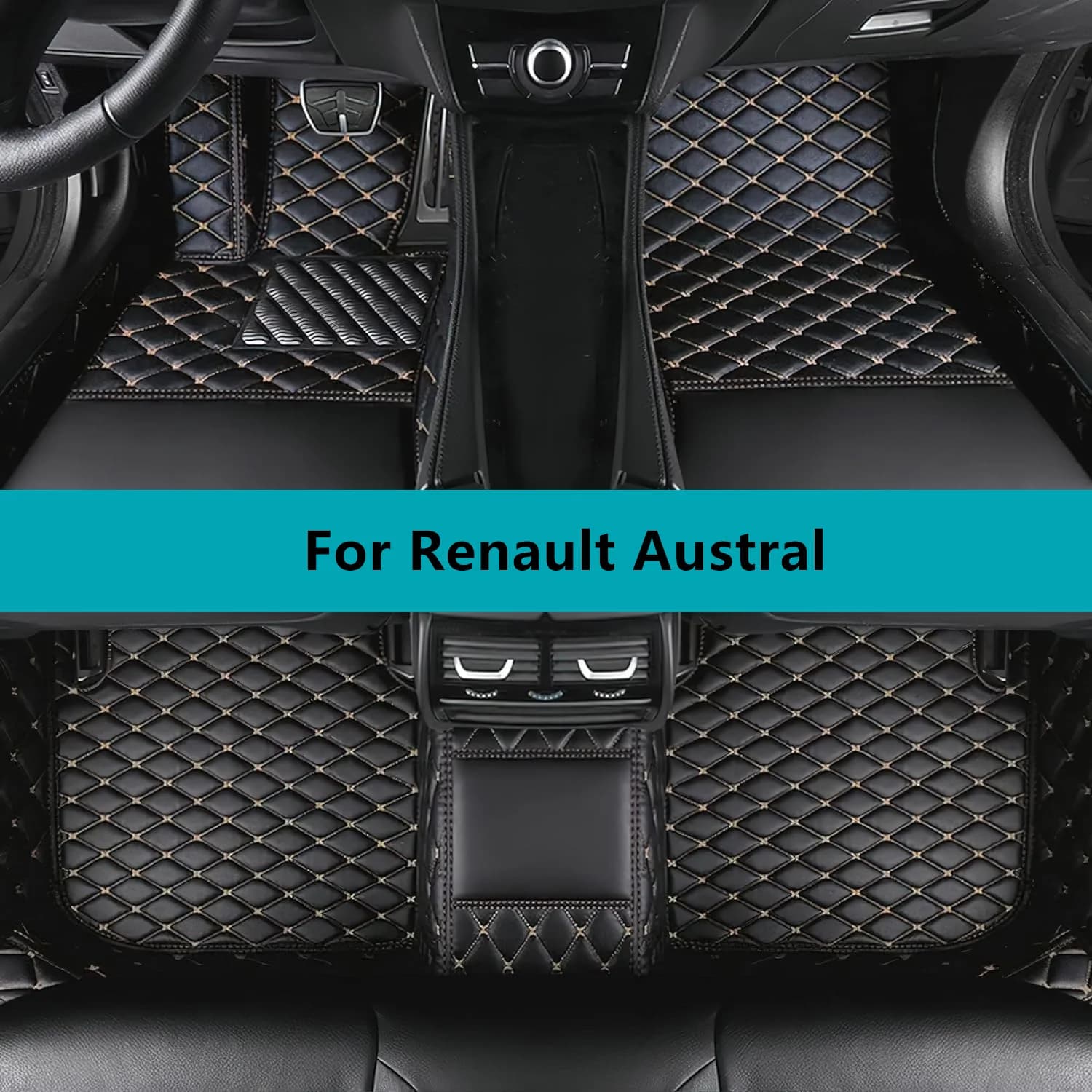 Custom Car Mats for Renault Austral 2022 2023 2024 2025 2026 Waterproof Car Mats for All Seasons