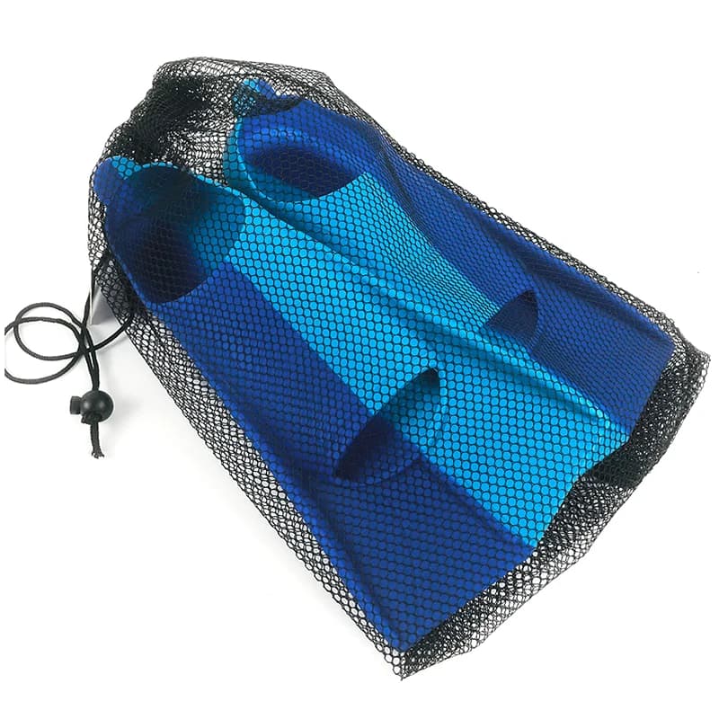 Pinne da Nuoto in Silicone Comode e Resistenti per Bambini e Adulti, Pinne Corte Galleggianti per Immersione e Allenamento Subacqueo