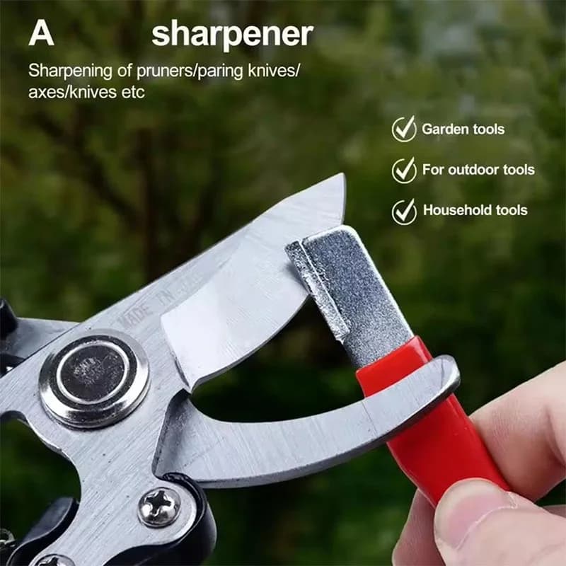 Affilacoltelli da cucina professionale “Precision Edge”, pietra per affilare in ceramica di tungsteno e diamante per tutte le lame, forbici da giardino