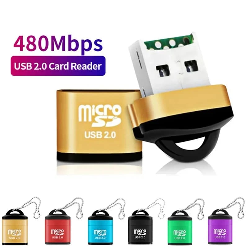USB 2.0 High Speed Mini USB Micro SD/TF Memory Card Reader Adapter for Computer Desktop Laptop Notebooks Accessories cartridg