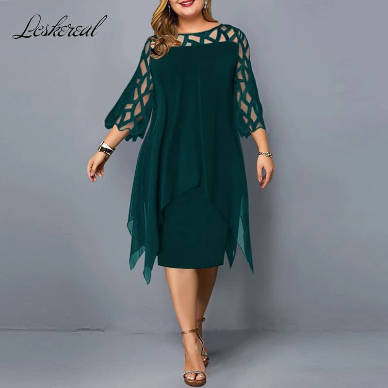 Women's Casual Dress 2025 Summer Plus Size Clothing Women's Dresses 4XL 5XL 6XL Robe Female