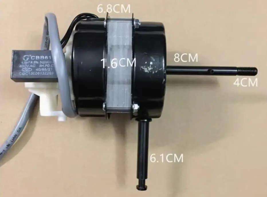 Motore Elettrico Universale YYT per Ventilatori da Terra/Tavolo, 60W Oscillante in Rame Puro con Doppio Cuscinetto a Sfera, Gruppo Motore Completo