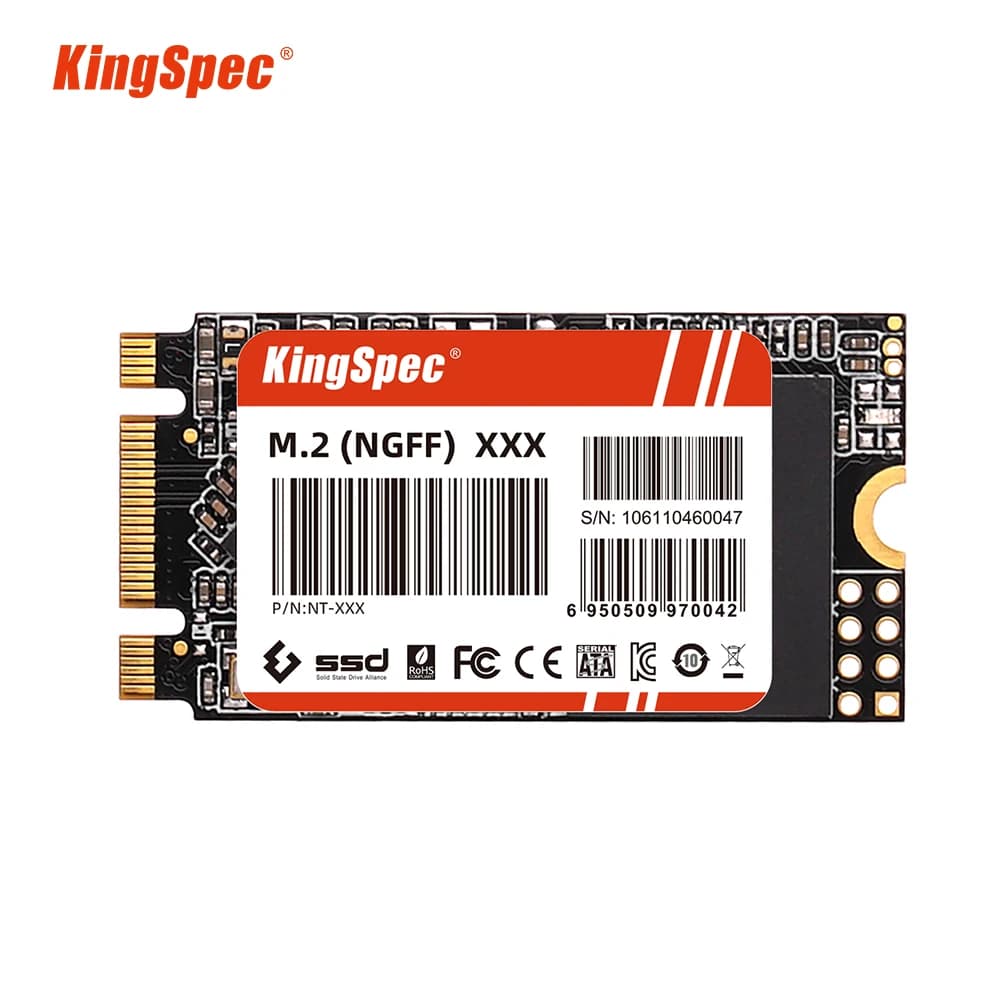 KingSpec M.2 NGFF SSD SATA3 1 TB 512 GB 256 GB 128 GB M.2 2242 NGFF SSD Unità a stato solido interne Disco rigido HDD per laptop desktop