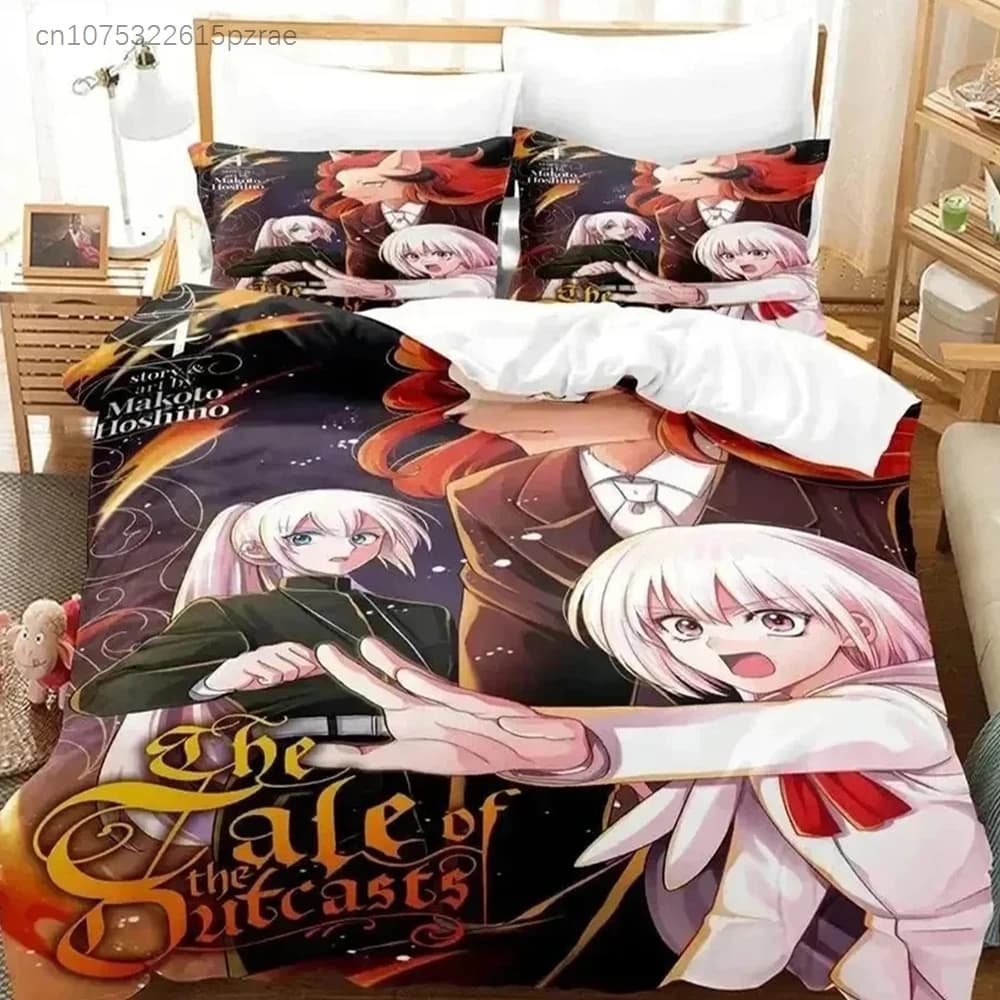 Anime The Tale Of Outcasts Bedding Set Bedroom Soft Modern Bedspreads Comefortable Kids Duvet Cover Quilt Cover And Pillowcase