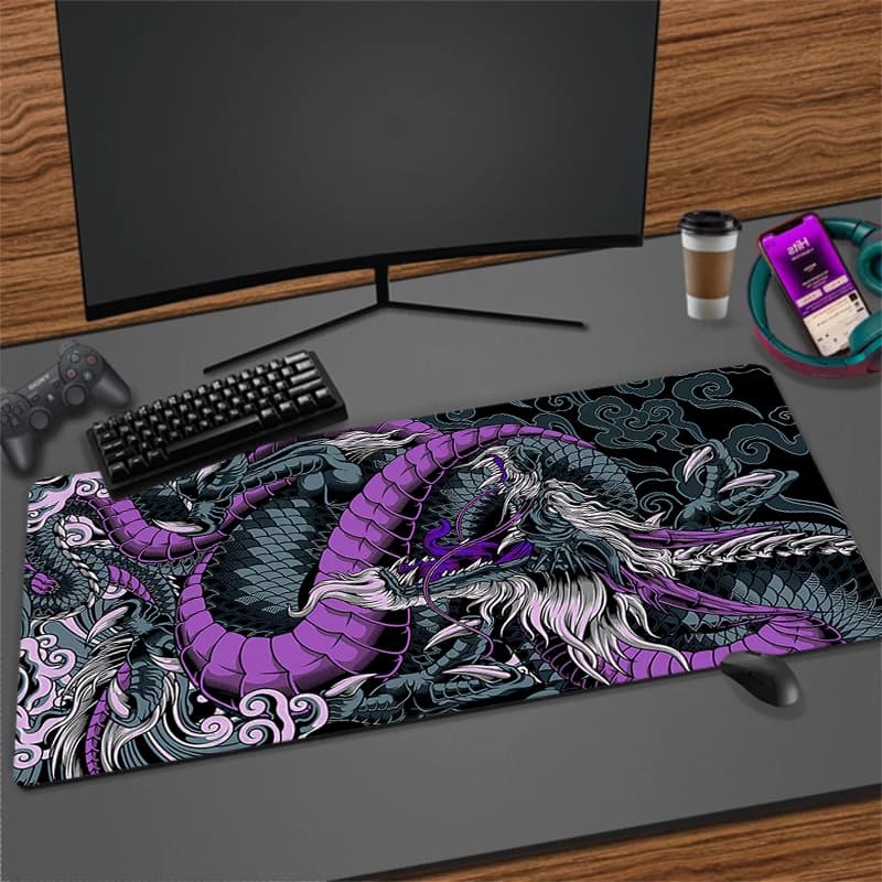 Tappetini per Mouse da gioco tappetino da scrivania Dragon 40x90cm tappetino per Mouse accessori per Pc da ufficio tappetini da scrivania tappetini per Mouse con tastiera di grandi dimensioni per Computer