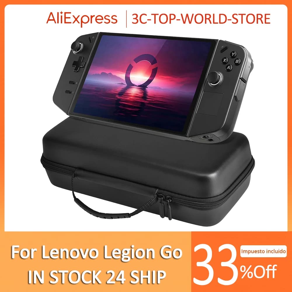 Custodia per il trasporto borsa per Lenovo Legion Go Console di gioco portatile custodia rigida nera custodia portatile impermeabile accessori per giochi