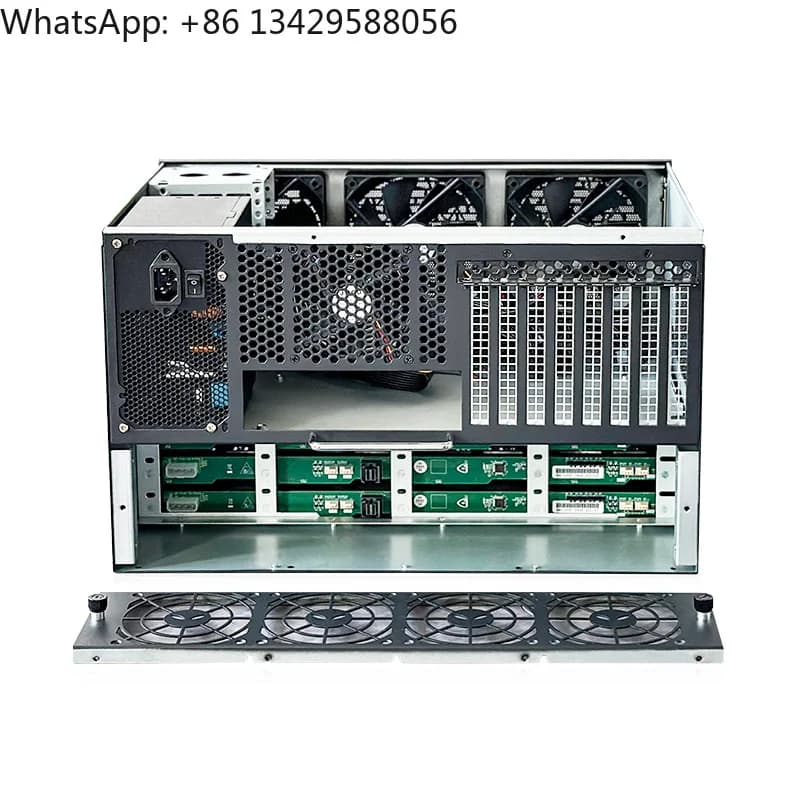 OEM JMCD 12S4 Server NAS Network Attached Storage, 12G Backplane ATX NAS Chassis, Rackmount Server for Businesses Organizations