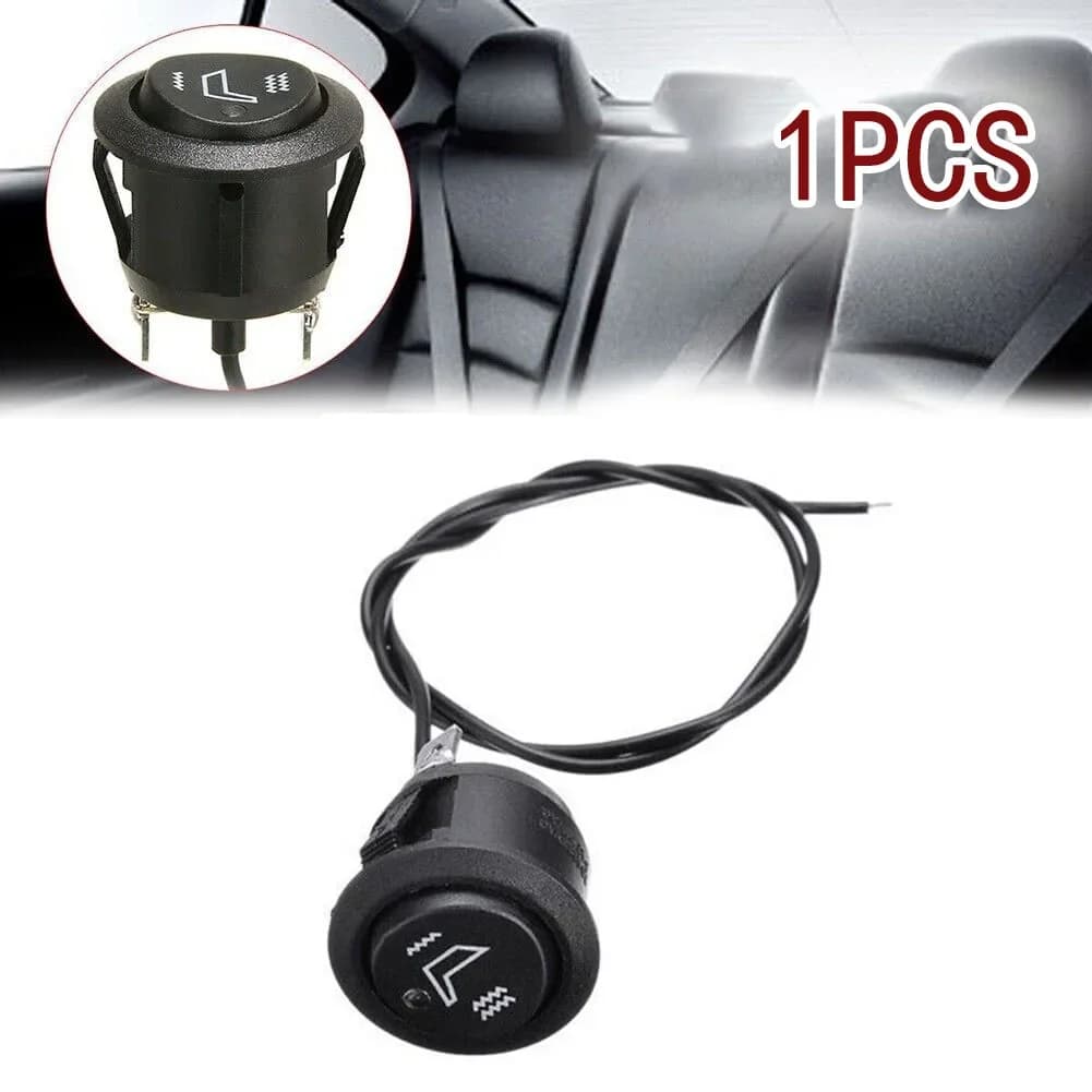 Pulsante interruttore di controllo del riscaldamento del seggiolino auto per sedili del camion SUV-interruttori del riscaldatore 3pin rotondo riscaldato Rocker DC 12V OFF/ON Control