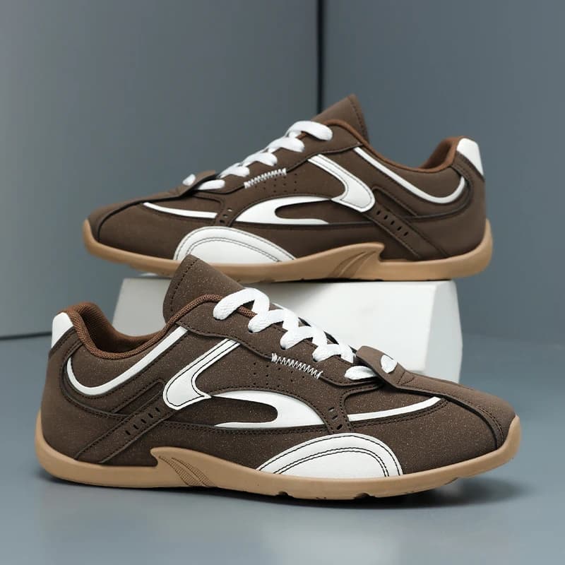 Men's casual shoes four seasons new breathable light soft-sole students flat walking shoes outdoor comfortable sports board shoe