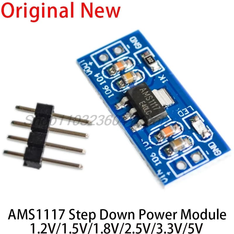 5 pcs LM1117 AMS1117 4.5-7 V Turn 3.3 V 5.0 V 1.5 V 1.2 V 2.5 V 1.8 V DC-DC Step Supplies Power Module for Bluetooth Raspberry Pi