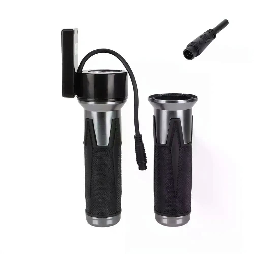 Electric Scooter Speed Controller Grip For Kugoo C1 48V Throttle Handlebar With Meter Display Replacement Parts Assembly